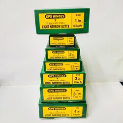 บานพับเหล็ก KPS ขนาด 1", 1.1/2", 2", 2.1/2", 3", 3.1/2", 4" บานพับแบบชุบ N.R.K 3", 3.1/2", 4" บานพับประตู (ราคารวมแวท)