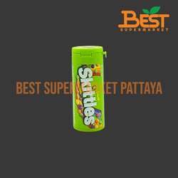สกิตเทิลส์ ลูกอมเคี้ยวหนึบรสเปรี้ยว 30 กรัม. Skittles Fruit Flavour Candy 30g.