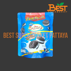 ซูโม่ มินิคุกกี้ไส้ครีม 9กรัม. x 12ซอง. Sumo Mini Cookies&Cream 9g. x 12packs.