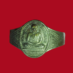 *30666 แหวนหลวงปุ่รอด วัดท้ายย่าน อ่างทอง ชุบนิเกิล 89