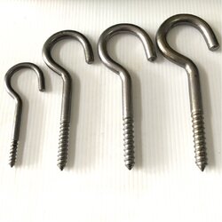 ตะขอตัวซี H.Copter ตะขอพัดลม (ราคารวมแวท) ที่แขวนรูป ห่วงเกลียวปล่อย ตะขอเกลียวตัวC