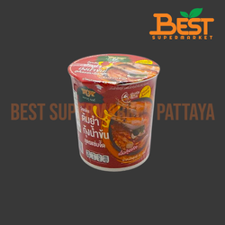 มังกรคู่ เรดดี้ วุ้นเส้นต้มยำกุ้งน้ำข้น สูตรแซ่บจี๊ด 41 กรัม. Instant Bean Vermicelli Shrimp Creamy Tomyum Flavour 41g.