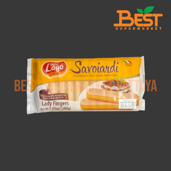 ลาโก้ เลดี้ ฟิงเกอร์บิสกิต 200 กรัม. Lago Brand. Lady Fingers.200 g.