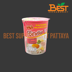 มาม่าโจ๊กคัพ โจ๊กกึ่งสำเร็จรูปรสหมู (ชนิดถ้วย) 45 กรัม. Jokcup Instant Rice Porridge Pork Flavour (Cup) MAMA Brand) 45 g.