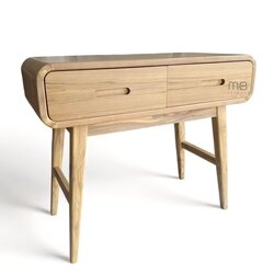 โต๊ะทำงานสไตล์มินิมอล สีมูจิ