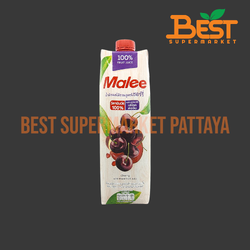 มาลี น้ำผักผลไม้รวม สูตรเชอร์รี่100% 1000 มล. Malee Mixed Vegetable and Fruit Juice Cherry Formula.1000 ml.