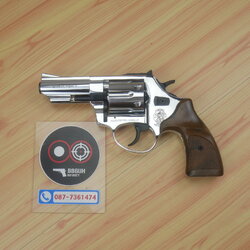 แบลงค์กัน ลูกโม่ Ekol Viper 3 นิ้ว สีเงินเงา Revolver 3" Blank Gun