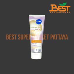 นีเวีย ผลิตภัณฑ์ทำความสะอาดผิวหน้า 100 มล. Nivea Luminous Skin Glow Whip Wash Foam. 100 ml.