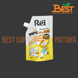 เรย์ น้ำตาลทรายขาว 180 กรัม. Rei White Sugar Easy To Use 180 g.