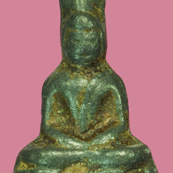 *37808 พระชัยวัฒน์ ญาท่านตู๋ วัดสุขาวาส พระเถราจารย์แห่งจังหวัดอุบลราชธานี เนื้อชินตะกั่ว 93