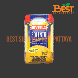 ดีเวลล่า แป้งข้าวโพด 500 กรัม. Polenta Divella.500 g.