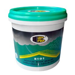อะคริลิคหลังคา BOSNY ฝาเขียว B101 ขนาด 1.0 กก. อุดหลังคา ซ่อมรอยรั่วดาดฟ้า รอยแตกร้าว ซีเมนต์กันซึม