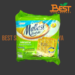 มอลคิสท์ รสสาหร่าย 14กรัม x 24ซอง.Malkist Seaweed Crackers 14g. x 24packs.