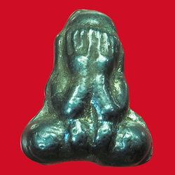 *33259 พระปิดตา เนื้อเมฆพัตร เก่า ไม่ทราบที่และปีสร้าง 6