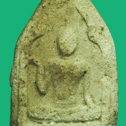 *37321 พระผงพุทธกวัก หลังยันต์ เนื้อผงใบลาน เก่าไม่ทราบที่และปีสร้าง 3