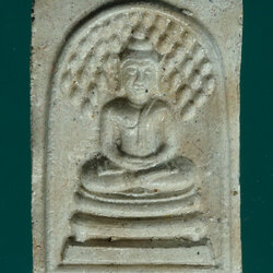 *28543 พระสมเด็จปรกโพธิ์ ยันต์นูนหลวงพ่อทูรย์ วัดโพธิ์นิมิตร กล่องเดิม 9