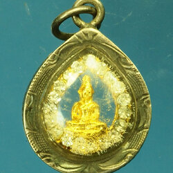 *29611 พระพุทธโสธร เลี่ยมเงินเก่า ไม่ทราบปีสร้าง 25