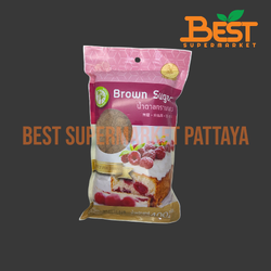 น้ำตาลทรายแดง ตรา ซอสามสาย 400 กรัม.Brown Sugar. 400 g.