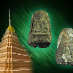 ขายแล้ว*33589 พระเนื้อผงใบลาน กรุวัดมอญ อ่างทอง(พิมพ์หายาก) 89