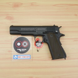 บีบีกันอัดแก๊ส Colt M1911 A1 Double Bell 723 สีดำ BB GUN