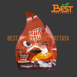 หมึกกรุบ เส้นบุกปรุงรสก๋วยเตี๋ยวเรือ คอนยัค สแน็ค วิท โบ๊ท นู๊ดเดิ้ล เฟลเวอร์ 6 ซอง 50 กรัม.Konjac Snack with Boat Noodles Flavor 6 Sachets 50 g. Muek Groob Brand.