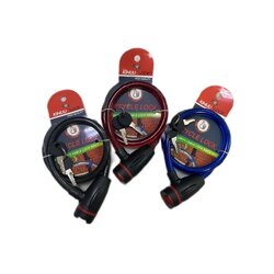 สลิงล็อกจักรยาน RX คละสี พร้อมกุญแจ (ราคารวมแวท) ที่ล็อคจักรยาน สายล็อคอเนกประสงค์ Bicycle lock {รหัสสินค้า2803541201}