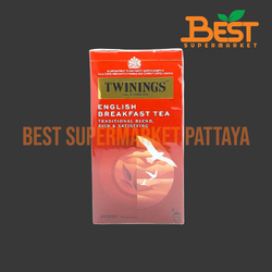 ทไวนิงส์ อิงลิชเบรกฟาสต์ 2 กรัม x 25 ซอง.TWININGS Of London. Green Tea & Lemon 2 g. x 25 sachets.