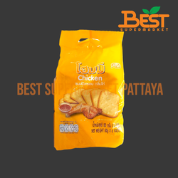 โฮมมี่ ขนมปังกรอบรส กลิ่นไก่ 80กรัม x 6ซอง.Homey Chicken 80g x 6packs.