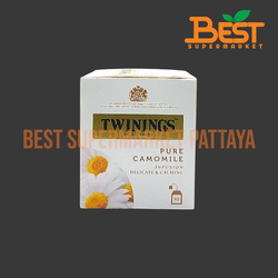 ทไวนิงส์ เพียวคาโมไมล์ 10 ซอง x 1 กรัม.TWININGS. Of London.Pure Camomile. 1 g. x 10 Sachets.