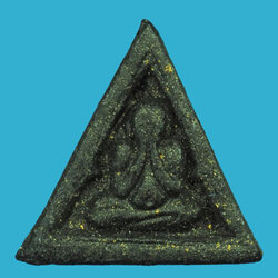 *36223 พระปิดตา เนื้อผงใบลาน หลังดอกจันทร์ หลวงพ่อเส็ง วัดประจันตคาม ปราจีนบุรี 48