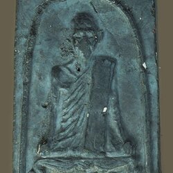 *40178 พระรูปเหมือนพระครูสังกิจโจ วัดเขาพระงาม(วัดสิริจันทรนิมิตวรวิหาร ) จังหวัดลพบุรี เนื้อดินผสมผงใบลาน จัดสร้างเมื่อปี พ.ศ.2500 9.1