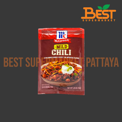 แม็คคอร์มิค ซอสผงปรุงรสสูตรเผ็ดน้อย McCormick Mild Chili Seasoning Mix 35g.