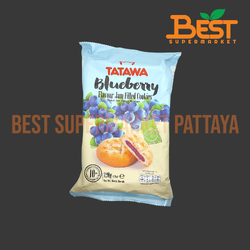ทาทาวา คุกกี้สอดไส้แยมรสบลูเบอร์รี 120 กรัม. Tatawa Blueberry Flavour Jam Filled Cookies 120 g.