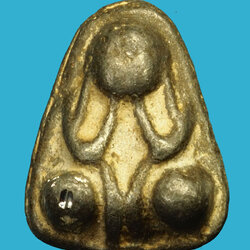 *36315 พระปิดตา หลังยันต์ เนื้อชินตะกั่ว ไม่ทราบที่ 6