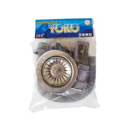 สะดืออ่างซิงค์ YOKO (ราคารวมแวท) ครบชุด 1 หลุม K1050 หรือ 2 หลุม K1250 ขนาด 3.5 นิ้ว (ห่อ 1 ชุด)