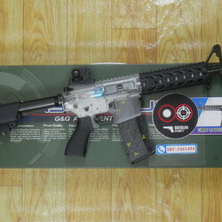 บีบีกันไฟฟ้า G&G CM 16 Raider บอดี้ใส หน้าสั้น AEG BB GUN