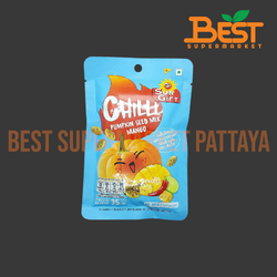 ซันกิ๊ฟ เมล็ดฟักทองผสมมะม่วงอบแห้ง รสพริกเกลือ 35 กรัม.Sun Gift. Chilli Pumpkin Seed Mix Mango 35 g.