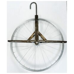 ล้อจักรยาน สำหรับชักรอก (ราคารวมแวท) งานก่อสร้างขึ้นที่สูง พร้อมตะขอในตัว {รหัสสินค้า0505004901}