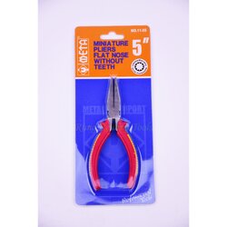 คีมมินิปากแบนไม่มีฟัน META 5" (11-55)(ราคารวมแวท) ขายส่ง คีมตัดลวด คีมตัด คีมตัดสายไฟ คีมช่าง คีมปากจิ้งจก {0404405102}