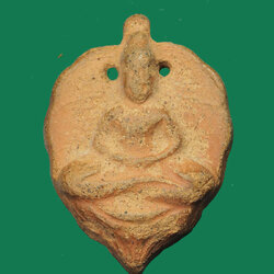 *30973 พระโพธิ์จักร หลวงพ่อลี วัดอโศการาม สมุทรปราการ เนื้อดิน 77