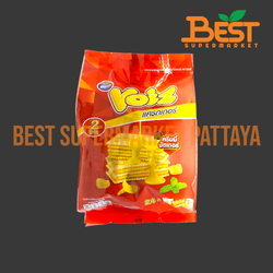 วอยซ์ แครกเกอร์สอดไส้ครีมกลิ่นครีมมี่บัตเตอร์ 8กรัม. x 24ซอง.Voiz Cracker Creamy Butter Flavour 8g. x 24packs.