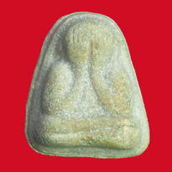 *31835 พระปิดตา หลังแบบ เนื้อผงน้ำมัน เก่าพอมีอายุ ไม่ทราบที่ 6