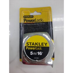 ตลับเมตร POWER LOCK STANLEY ! แท้ 3ม. 5ม. 8 ม. ของแท้100%!! (กล่องละ 6 อัน ราคารวมแวท) ขายส่ง ไม้บรรทัด การวัดทางวิศวกร