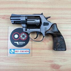 Ekol Lite แบลงค์กัน ลูกโม่ 2 นิ้ว สีฟูม (Fume) Smith & Wesson blank gun Revolver 2 inch