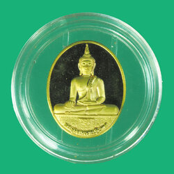 *38441เหรียญขัดเงา พระพุทธเทวราชปฏิมากร วัดเทวราชกุญชรวรวิหาร กรุงเทพ 18