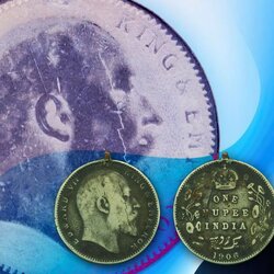 *37508 เหรียญอินโดจีน ฝรั่งเศส - อินเดีย ปี ค.ศ. 1906 เนื้อเงิน 10.1