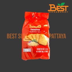 โฮมมี่ ขนมปังกรอบรสงา 80กรัม x 6ซอง.Homey Sesame 80g x 6packs.