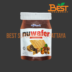 มายบิสกิต เวเฟอร์สอดไส้รสช็อกโกแลตผสมเฮเซลนัท 130 กรัม.Nuwafer Hazelnut Wafer (MyBizcuit Brand) 130g.