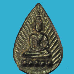 *32799 พระพุทธพลาสติกพิมพ์หลวงพ่อเดิม วัดหนองโพ นครสวรรค์ เนื้อดำ 40