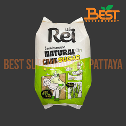 เรย์ น้ำตาลอ้อยธรรมชาติ 1กิโลกรัม.Rei Natural Cane Sugar 1 Kg.